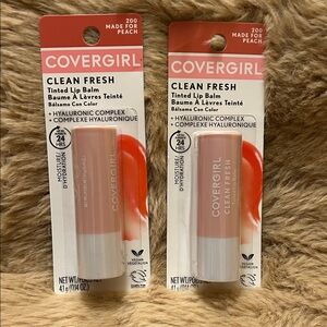 2 ~ Covergirl Clean Fresh Tinted Lip Balm - Made for Peach